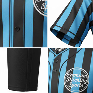 Uniforme de Béisbol Sublimado Personalizado OEM, Jersey de Béisbol con Cuello en V, Conjunto de Uniforme de Béisbol - Product Image 6