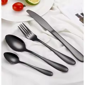 Juego de Cubiertos de Acero Inoxidable con Acabado Espejo, Ecológico y Moderno, para Mesa de Comedor, Restaurante, Servicio de Banquetes - Product Image 6