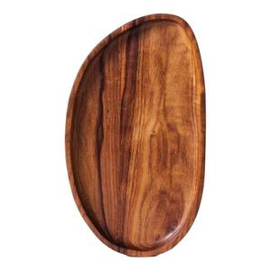 Handmade Wooden Serving <b>Tray</b> Oval Shape With Compartments For <b>Snacks</b> And Food Display Home Decoration Wood <b>Trays</b> Latest - Product Image 4
