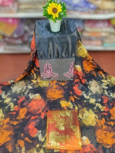 Tela Somalí de Alta Calidad con Aspecto Premium para Dirac, Auténtica, Multicolor, Estampado Digital Jacquard, Lisa, Ropa Africana de Noche para Niñas - Product Image 5