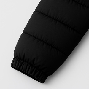 Men's Puffer Jacket Stand Eco-Friendly Breathable 220g Lightweight Quilted Winter Coat Warm Insulated Zip-Up Outerwear Everyday - Product Image 3