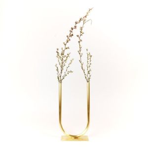 Luxury Stainless steel Tabletop <b>Vases</b> <b>Gold</b> Finish Decorative for home & office wedding centerpiece decoration - Product Image 2