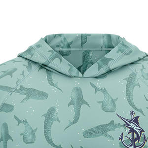 Sweat à capuche de pêche pour homme UPF 50+ à séchage rapide, manches longues, protection solaire, pour la navigation de plaisance, la pêche à la ligne et la pêche. - Product Image 4