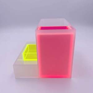 Organizador de Papelería Moderno, Acrílico, Elegante, Colorido y Transparente para Estudiantes - Product Image 5