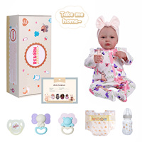 Boneka Bayi Reborn Realistis Babeside 20 Inch, Kepala Vinyl Lembut, Badan Kain, Siap Kirim dari Gudang AS, Pengiriman Cepat 3-7 Hari