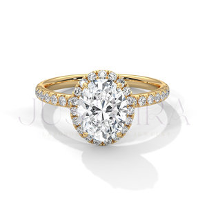 925 Sterling Silver <b>Ring</b> For Women Solitaire Oval Cut Diamond <b>Ring</b> for Everyday Wear Office Use And Wedding Elegant Gift For He - Product Image 3