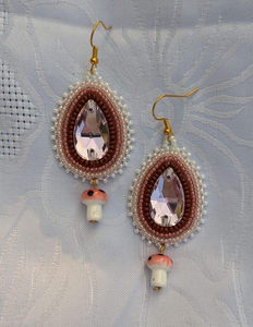 Pendientes Elegantes Hechos a Mano por Artesanos, Ligeros, Bordados y con Cuentas, Personalizables, para Mujeres y Chicas con Estilo, Accesorios de Moda, ARTESANÍA - Product Image 5
