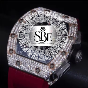 Reloj de Lujo para Hombre con Movimiento de Cuarzo ETA, Cronógrafo de 41 mm, Acero Inoxidable y Diamantes Naturales, Disponible Directamente de Fábrica - Product Image 5