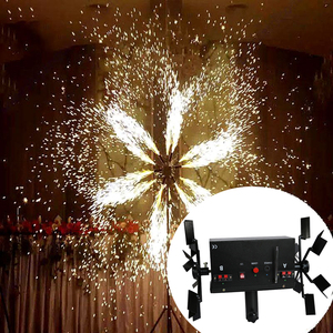 Machine de fontaine de feux d'artifice à double roue Té<span class=keywords><strong>l</strong></span>écommande de tir de flamme Fontaine de feux d'artifice de scène Machine de fontaine de glace de feux d'artifice froids - Product Image 3