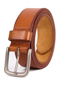 Ceinture de fitness réversible en cuir de vachette élégante pour homme avec logo personnalisable et boucle rotative, polyvalente pour la sécurité, marque 2026 - Product Image 1