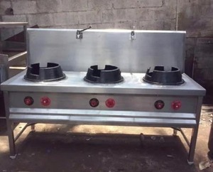 Quemador de Gas de Alta Presión para Wok Chino de Acero Inoxidable |   Equipo de Cocina Profesional para Wok de Uso Pesado - Product Image 2