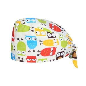 Nouveaux Bonnets Chirurgicaux Imprimés pour Infirmières, Médecins, Dentistes – Bonnets de Bloc Opératoire à Boutons, Uniformes Hospitaliers en Tissu Jersey Confort Unisexe YLJ - Product Image 4