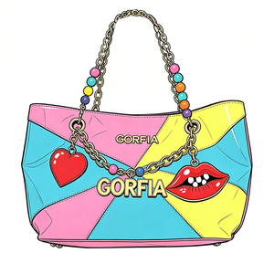 Borsa a Tracolla da Donna alla Moda a Forma di Abito, Borsa a Spalla Personalizzata da Donna, Borsa a Tracolla Trendy Creativa all'Ingrosso dalla Fabbrica ORMODM - Product Image 2