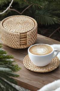 Elegantes Manteles Individuales de Ratán para Cocina y Posavasos con Aislamiento para Platos, Tazas de Café y Decoración de Mesa a Precio Mayorista Bajo - Product Image 5