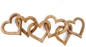 Chaîne en bois sculptée à la main, style bohème rustique, pour décoration de table DIY - Product Image 6