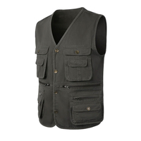 Dernier modèle de gilet de chasse professionnel unisexe, hiver, softshell, imperméable, coupe-vent, respirant, uni, coupe ajustée, sans manches, grande taille