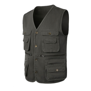 Chaleco de Caza Unisex de Último Diseño, Fabricante Profesional, Tela de Algodón para Invierno, Corte Ajustado, Sin Mangas, Tallas Grandes - Product Image 3