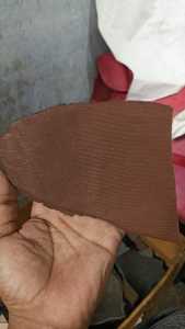 Cuir gaufré de luxe pour fabricants de sacs à main, cuir de vachette pleine fleur à grain de lézard exotique, matériau de fabrication en feuilles - Product Image 2