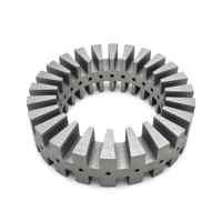 Noyau de stator à flux axial personnalisé, prototype vers production, en acier électrique, à fentes découpées au laser pour moteur