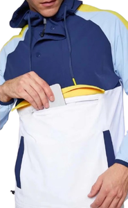 Chaqueta cortavientos deportiva transpirable para hombre, impermeable, de secado rápido, con cremallera, ligera, personalizada, para senderismo. - Product Image 4