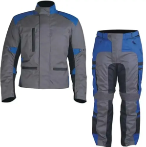 Ensemble de vêtements de moto pour homme, veste, pantalon, bottes, gants, protection CE, imperméable, coupe-vent, chaussures de moto, combinaison de course - Product Image 3