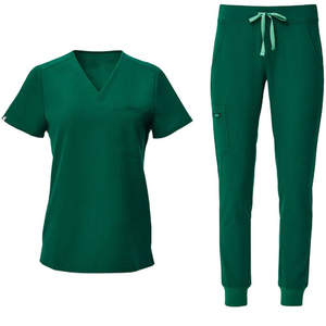 Tenues d'hôpital en gros : Blouses d'infirmière élégantes à manches courtes pour femmes – Uniformes médicaux stylés - Product Image 4