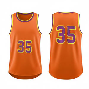 Maillot de basket-ball d'équipe, tissu respirant, style professionnel, maillot de basket-ball à séchage rapide, maillot de basket-ball personnalisé, vente en gros, sublimation - Product Image 1
