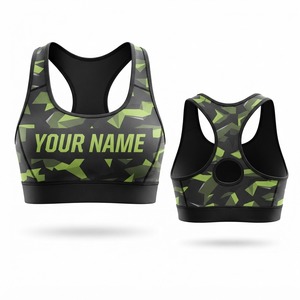 Sujetador Deportivo Personalizado para Mujer, MMA, Fitness, Ligero, Compresión, Top Atlético, Tejido Elástico que Absorbe la Humedad - Product Image 5