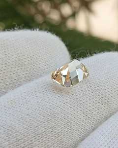 Topacio Natural Color Durazno Champán, Corte Esmeralda, Gema Suelta Premium, Piedra Facetada para Joyería - Product Image 4