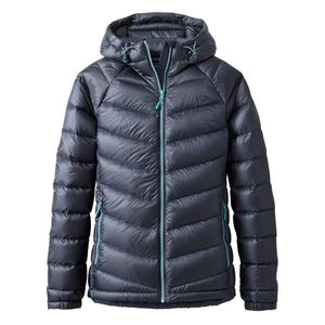 Chaqueta de plumón personalizada al por mayor para invierno, talla grande, transpirable, con el mejor diseño, cuello alto, para mujer - Product Image 4