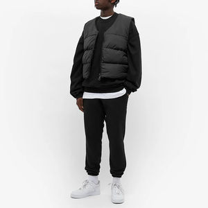 Gilet matelassé sans manches pour homme, veste à bulles brillante, imperméable, respirante, légère, logo personnalisé, service OEM, gilet matelassé - Product Image 1