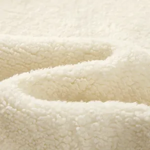 500g Lamb Fleece Zippered Hoodie Wholesale Custom Oversize Hoodies - Product Image 4