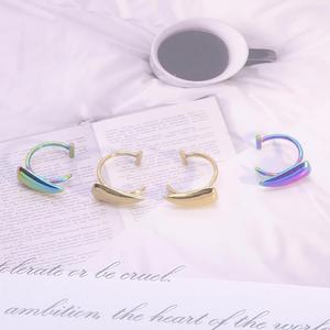 Joyas de imitación para piercing corporal, anillos de labio de acero inoxidable sin perforación para amantes de la moda - Product Image 5