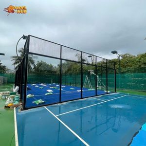 Pista de Pádel Panorámica Premium, Pista de Tenis de Pádel al Aire Libre, Estándar WPT, Vidrio Templado de 12 mm, Exportación Global, Oferta al por Mayor - Product Image 2