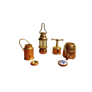 Farol Colgante Marroquí de Latón con Acabado Bronce Antiguo, Portavelas de Metal para Velas de Té, Hecho a Mano, Decoración Tradicional para el Hogar - Product Image 5