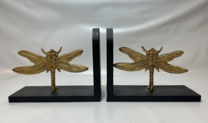 Elegant Aluminium <b>Book</b> <b>Stand</b> Bookends Set | Decorative Metal <b>Book</b> <b>Holder</b> Home Library Office Workspace Study Table ARTISAN - Product Image 2