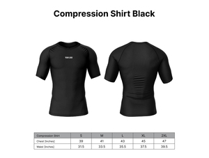 Camiseta de Manga Corta para Hombre, Cuello Redondo, Color Negro, de Secado Rápido, con Logotipo Frontal, Talla Grande, Corte Ajustado, para Otoño - Product Image 5