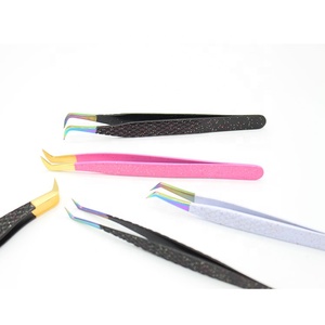 13cm Straight Gold Eyelash <b>Extension</b> Tweezers/ Get Eyelash <b>Extension</b> Tweezers with Your Brand Logos - Product Image 1
