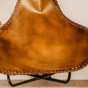 Luxury leather hunting <b>stool</b> OEM manufacturer custom design <b>folding</b> tripod <b>stool</b> wholesale bulk supplier premium export for sale - Product Image 2