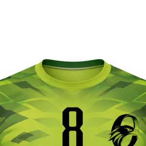 Lime Green Handball Jersey for Men Short Sleeve Sports <b>Shirt</b> Team Uniform Lightweight Breathable Match Training Competition Wear - Product Image 2