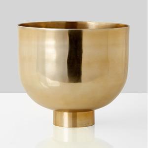 Ensemble de 3 vases rectangulaires de luxe en aluminium poli miroir, écologiques, modernes, géométriques, argentés, haut de gamme - Product Image 4