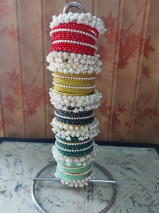 Signature Fashion Silver Plated Eco Friendly Women Stylish Trendy Stackable <b>Wedding</b> Bangles Ladies Wrist <b>Accessories</b> - Product Image 6