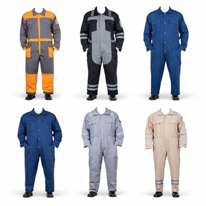 Combinaison de travail de sécurité haute visibilité, réfléchissante, ignifuge, protection de niveau C, coutures soudées, en polyester, pour hommes (2XL) - Product Image 3