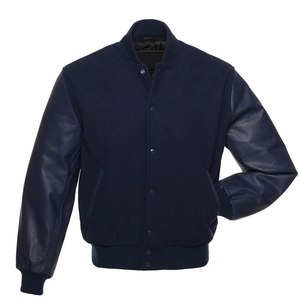 New Real Black Wool <b>Red</b> Leather Sleeve Letterman College Baseball Varsity <b>Jacket</b> Leather Sleeves Varsity <b>Jackets</b> - Product Image 2