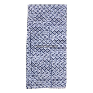 100% algodón personalizado bloque de mano tela estampada Floral para mujer moda peso ligero transpirable vestidos faldas bolsa Kaftan Kimono - Product Image 1