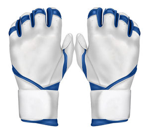 Gants de frappeur professionnels légers en cuir pour baseball/softball, pour gaucher, doigts entiers, imperméables, poignet réglable - Product Image 5