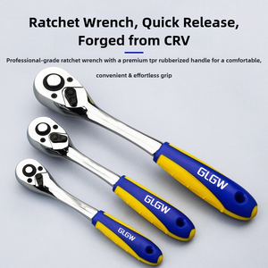 Chrome vanadi thép Hex allen ổ cắm tác động cờ lê Metric chuyên nghiệp tự động cơ khí sửa chữa Kit Ratchet tay hộp công cụ thiết lập - Product Image 3