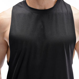 Nuevo diseño de ropa deportiva, camiseta sin mangas de corte regular para gimnasio, para hombre, para verano, al mejor precio, de secado rápido. - Product Image 4