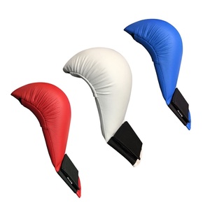 High Quality Sparring Karate Mitts for Adults Blue Red White Color Martial Arts Karate Shorts Without Thumb Protection - Product Image 6