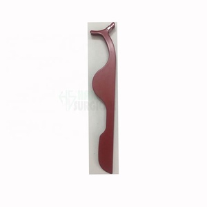 Excellente qualité de la vente en gros de logo personnalisé applicateur de cils en acier inoxydable pince à épiler faux cils emballage de marque privée - Product Image 1